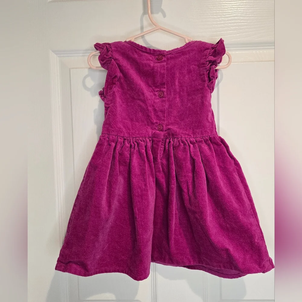 Gymboree 18- 24 months fuchsia pink animal party dress starry night - Picture 3 of 6